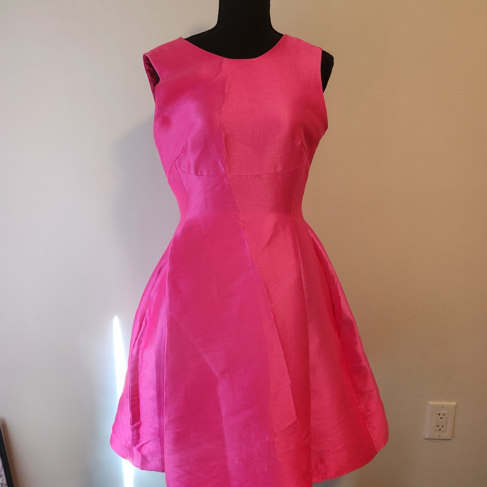 Kate Spade Vibrant Pink Midi Dress